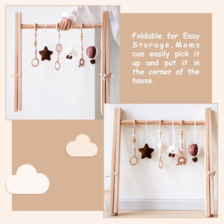 Wooden Baby Play Gym