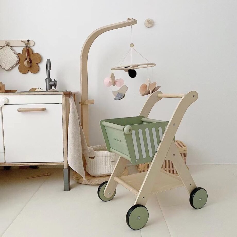 Educational Wooden Trolley