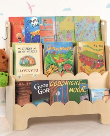 Kids Bookshelf Wooden 3-Tier