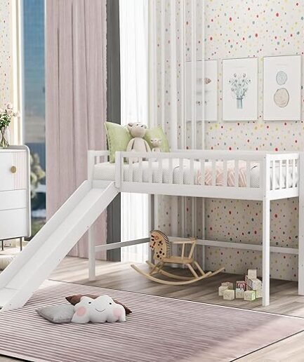 Stylish and Fun Kid’s Bed with Slide