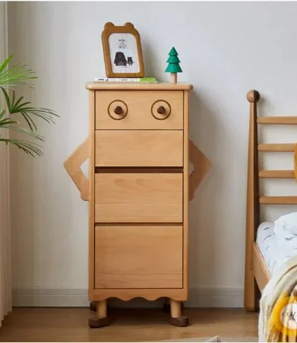 Wooden Robot Chest of Drawers