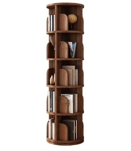 Rotating Multi-Tier Bookshelf
