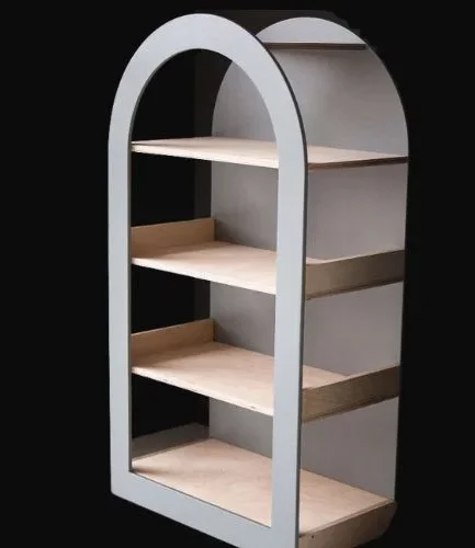 Logan Arched Wood Bookcase