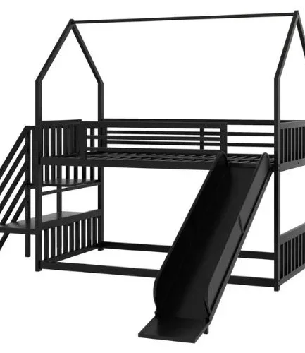 Kids Twin Bunk Bed