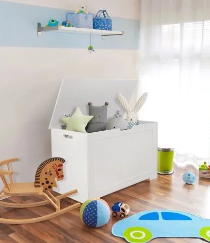Wood Storage Bench Toy Chest