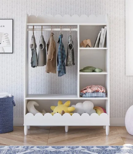 Cloud kids storage shelf