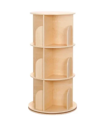 360° Display standing bookshelf rack