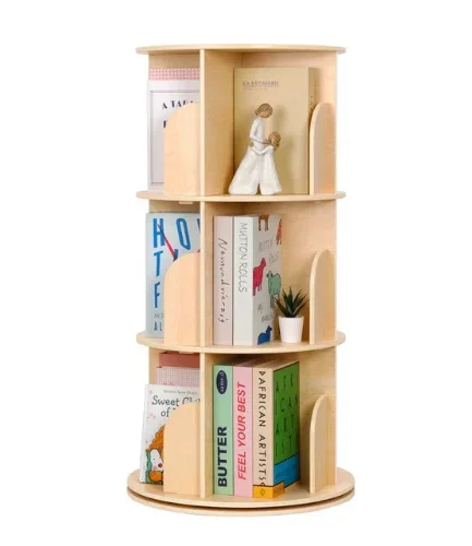 360° Display standing bookshelf rack